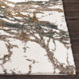 Ngunnawal Cream/Brown Marble Plush Rug - Ornate Home