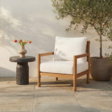 Nia Charcoal Outdoor Side Table - Ornate Home