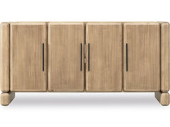 Nia Four Door Acacia Wood Sideboard in Lioness - Ornate Home