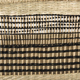 Nia Light Brown Seagrass Rectangular Basket with Handles (Set of 2) - Ornate Home