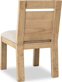 Nia Lioness/Hyena Chenille Upholstered Dining Chair (Set of 2) - Ornate Home
