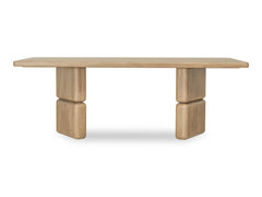 Nia Rectangular Acacia Wood Dining Table in Lioness - Ornate Home
