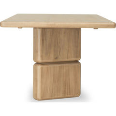 Nia Rectangular Acacia Wood Dining Table in Lioness - Ornate Home