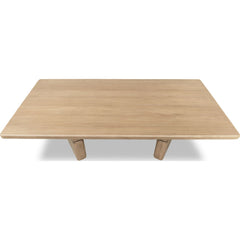 Nia Rectangular Acacia Wood Dining Table in Lioness - Ornate Home