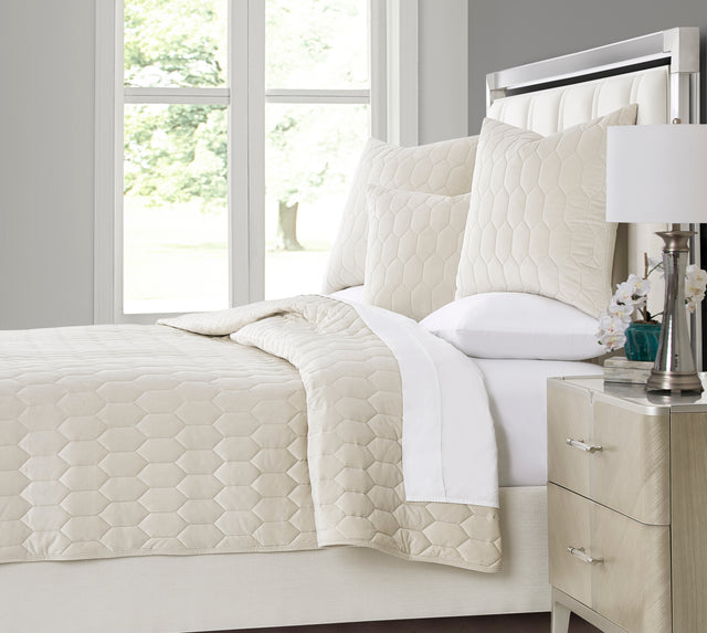Niagara Sand Quilt Set - Ornate Home