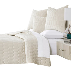 Niagara Sand Quilt Set - Ornate Home