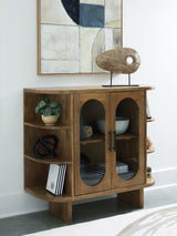 Niall Light Brown Accent Cabinet (Online Special Price) - Ornate Home