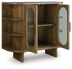 Niall Light Brown Accent Cabinet - Ornate Home