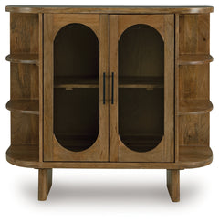 Niall Light Brown Accent Cabinet - Ornate Home