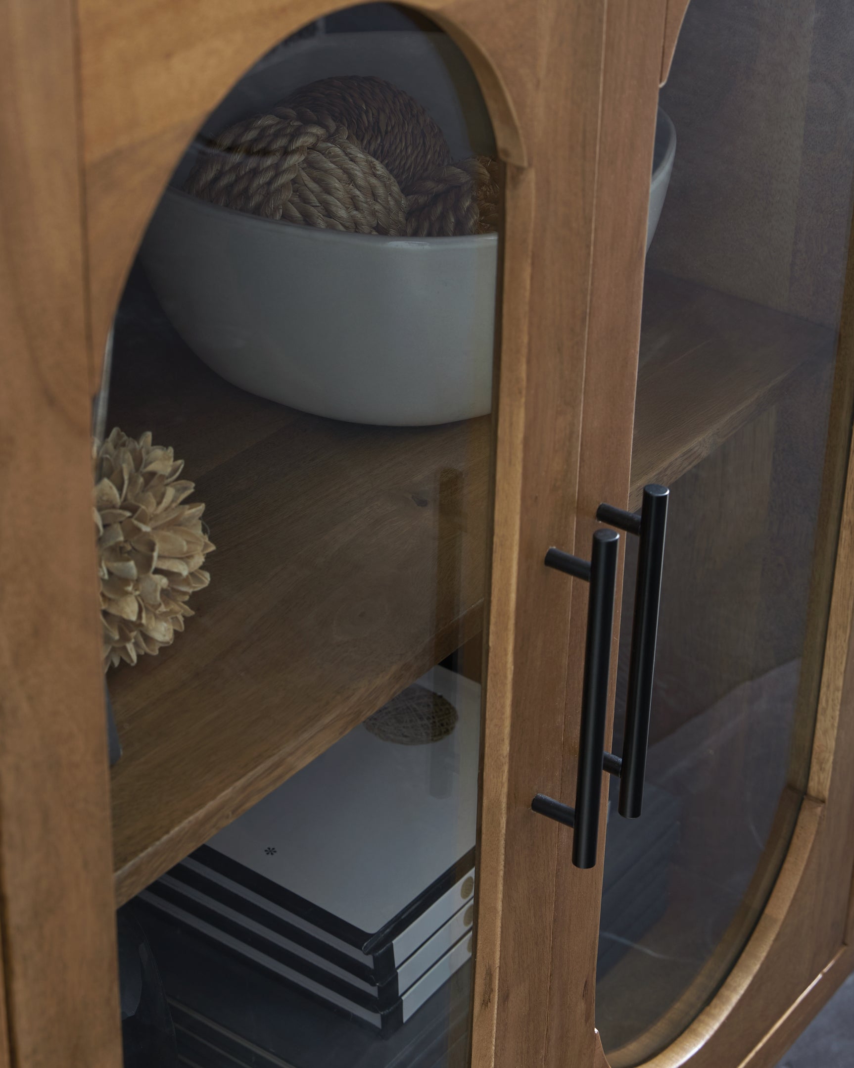 Niall Light Brown Accent Cabinet - Ornate Home