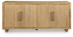 Niam Light Antique Beige Accent Cabinet - Ornate Home