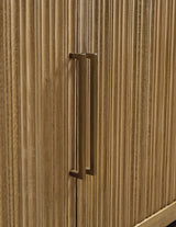 Niam Light Antique Beige Accent Cabinet - Ornate Home