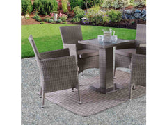 Niambi Gray Square Table - Ornate Home
