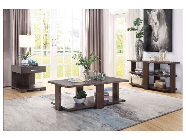 Niamey Walnut Coffee Table - Ornate Home