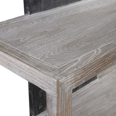 Nicasia Gray/Woodtone Modern Etagere - Ornate Home