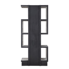Nicasia Gray/Woodtone Modern Etagere - Ornate Home