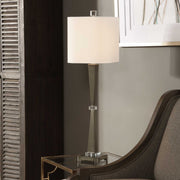 Niccolai Antiqued Nickel Lamp - Ornate Home
