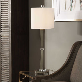 Niccolai Antiqued Nickel Lamp - Ornate Home