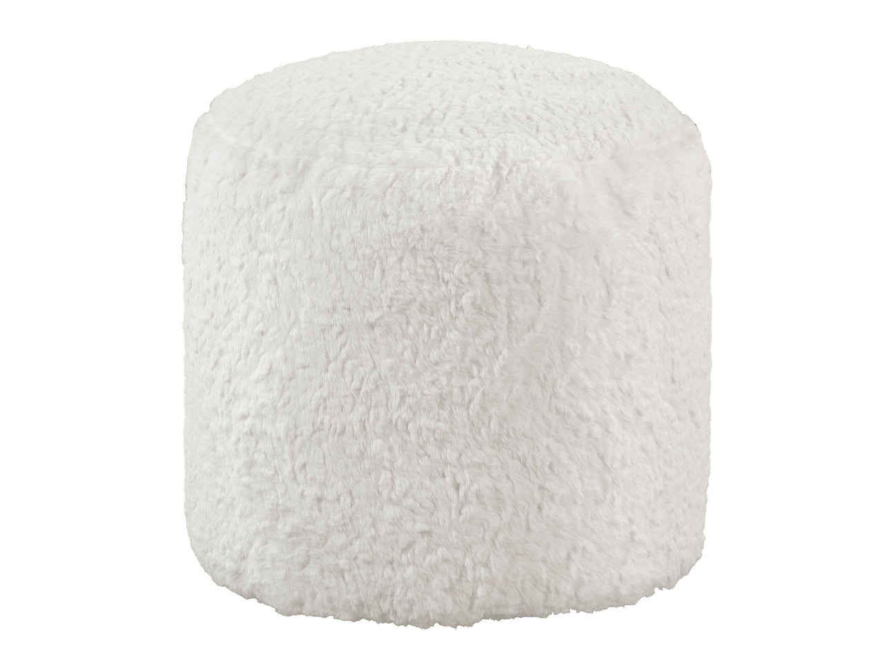 Nice Off-White Pouf - Ornate Home