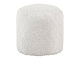 Nice Off-White Pouf - Ornate Home