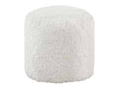 Nice Off-White Pouf - Ornate Home