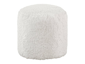 Nice Off-White Pouf - Ornate Home