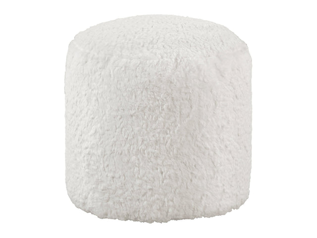 Nice Off-White Pouf - Ornate Home