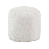 Nice Off-White Pouf - Ornate Home
