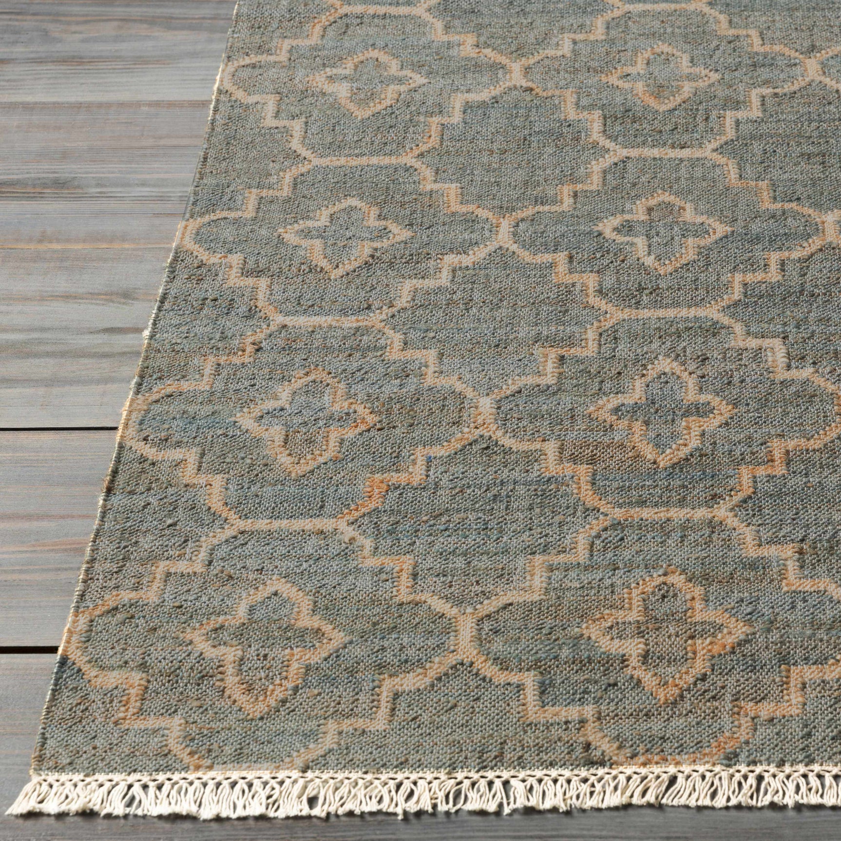 Niceville Handcrafted Fringed Jute Carpet - Clearance - Ornate Home