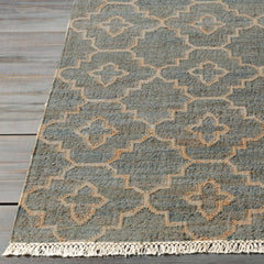 Niceville Handcrafted Fringed Jute Carpet - Clearance - Ornate Home