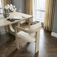 Niche Brown Arm Chair - Ornate Home