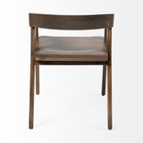 Nicholas Brown Open Back Dining Arm Chair - Ornate Home