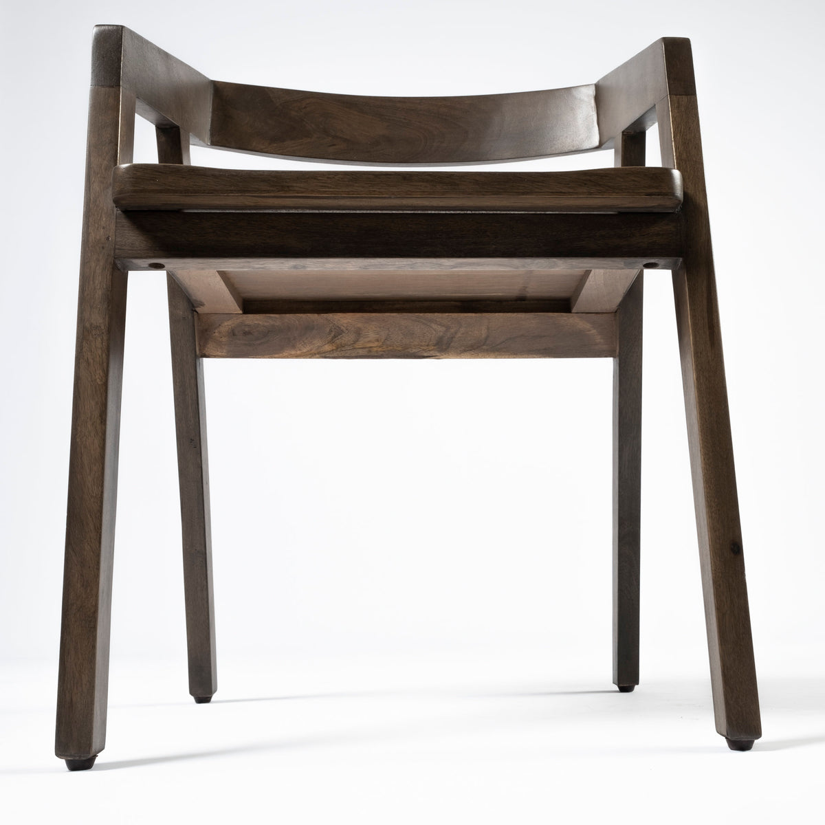 Nicholas Brown Open Back Dining Arm Chair - Ornate Home