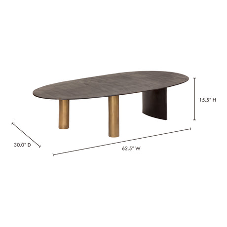 Nicko Black Coffee Table - Ornate Home