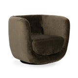 Nico Olive Green Swivel Chair - Ornate Home