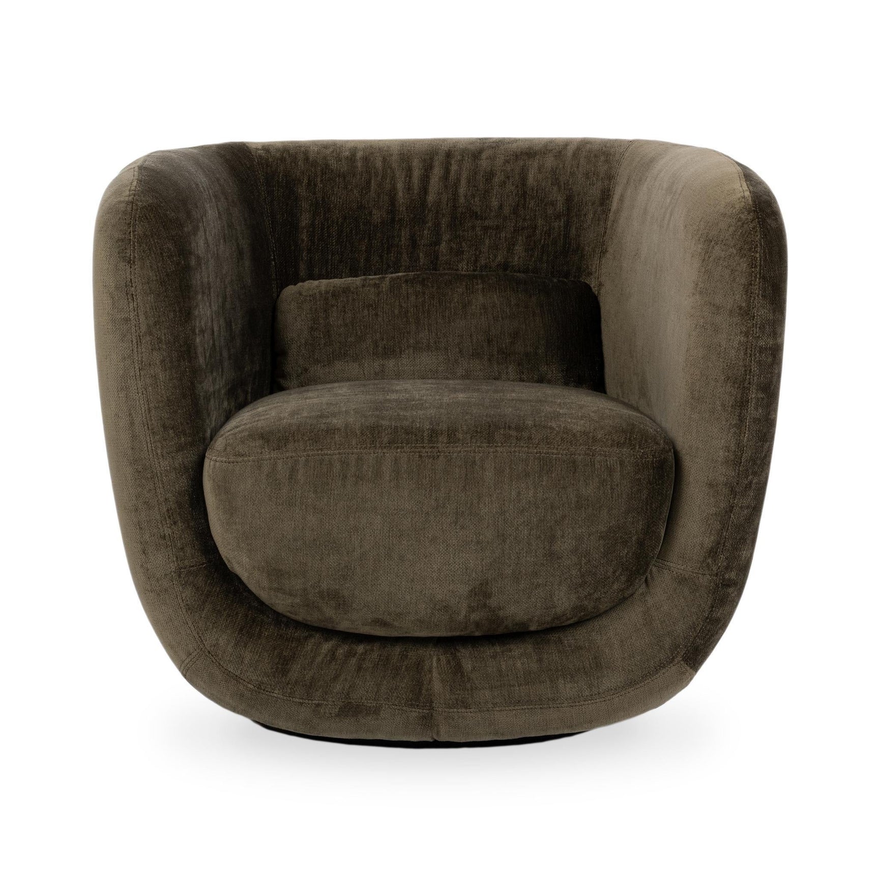 Nico Olive Green Swivel Chair - Ornate Home