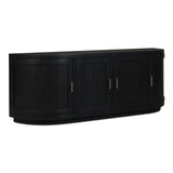 Nicola Black Media Cabinet - Ornate Home