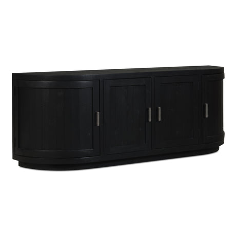 Nicola Black Media Cabinet - Ornate Home