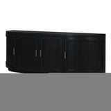 Nicola Black Media Cabinet - Ornate Home
