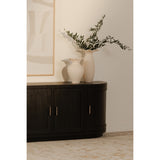 Nicola Black Media Cabinet - Ornate Home