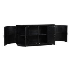 Nicola Black Sideboard - Ornate Home