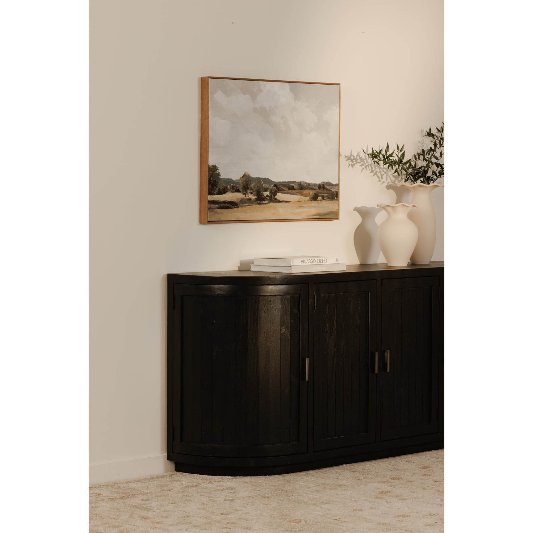 Nicola Black Sideboard - Ornate Home