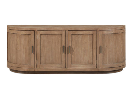 Nicola Natural Media Cabinet - Ornate Home