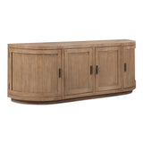 Nicola Natural Media Cabinet - Ornate Home