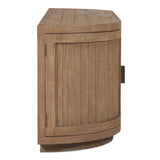 Nicola Natural Media Cabinet - Ornate Home