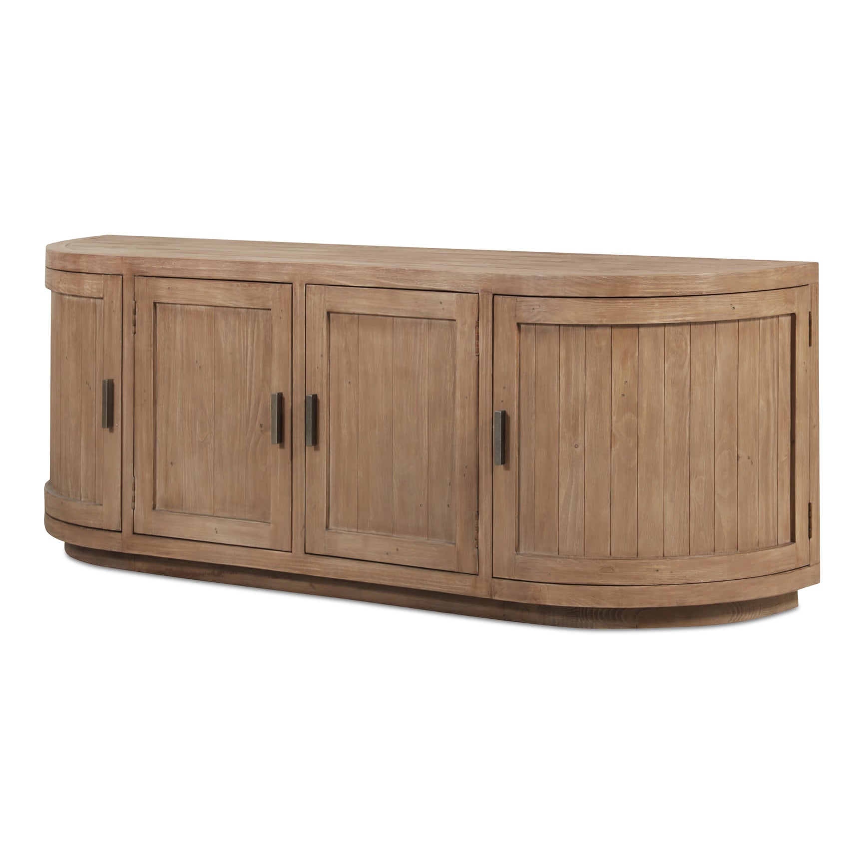 Nicola Natural Media Cabinet - Ornate Home
