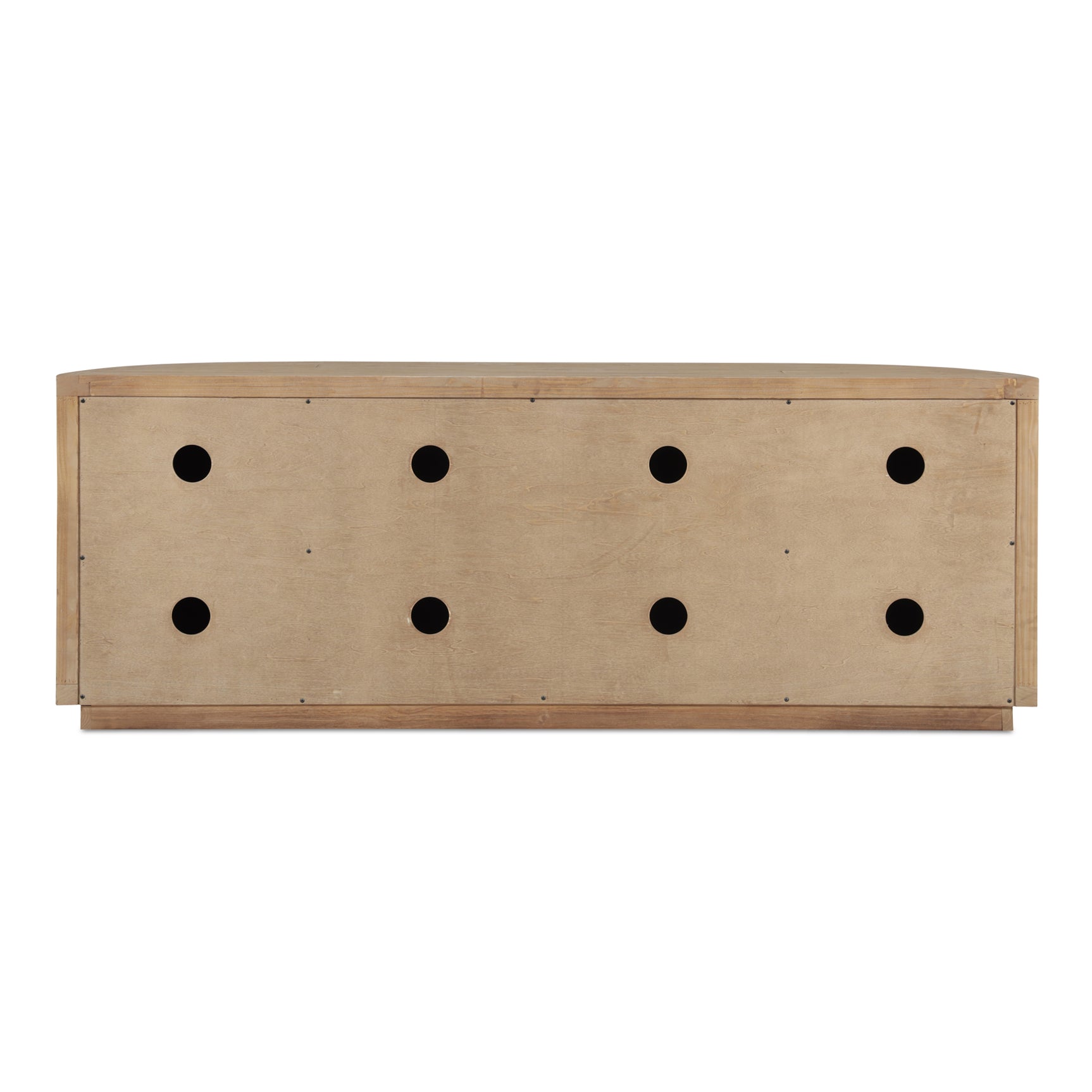 Nicola Natural Media Cabinet - Ornate Home