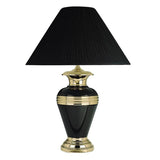 Nicole Black/Gold Table Lamp - Ornate Home