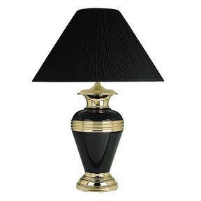 Nicole Black/Gold Table Lamp - Ornate Home