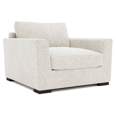 Nicolette Mocha Chair 1/2 Without Pillows - Ornate Home